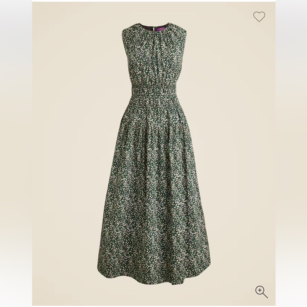 Jcrew Liberty London Cotton Lawn Sleeveless Dress
